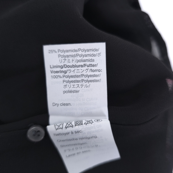 J. Crew Velvet Black Sleeveless Tank Size 8 - Picture 9 of 11